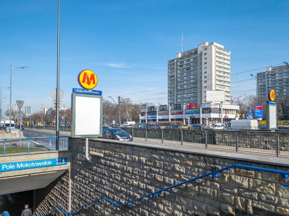 Apartament Fala Metro Sgh Klub Stodola Parking Parkview Fast Wifi Warschau Exterior foto