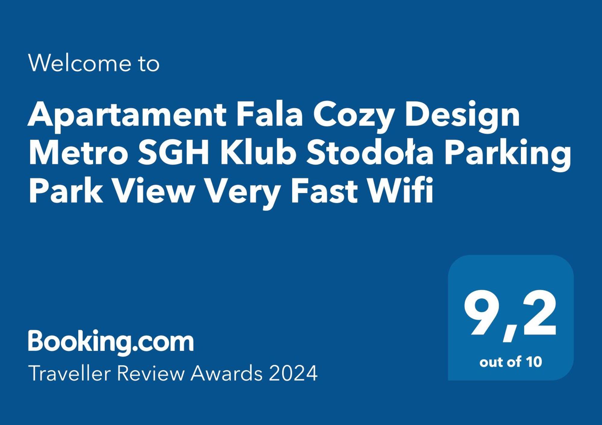 Apartament Fala Metro Sgh Klub Stodola Parking Parkview Fast Wifi Warschau Exterior foto
