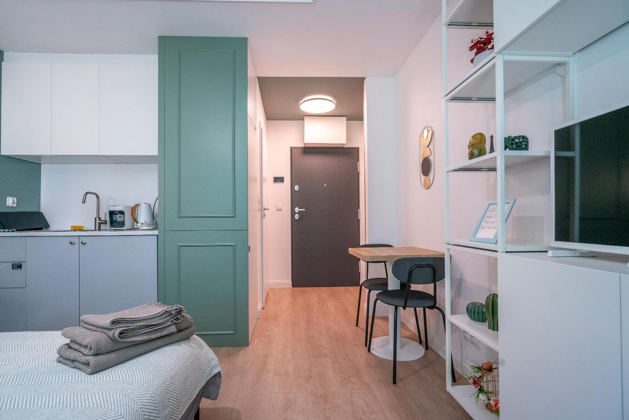 Apartament Fala Metro Sgh Klub Stodola Parking Parkview Fast Wifi Warschau Exterior foto
